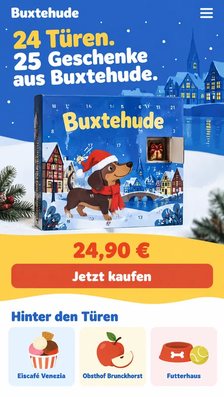 Startseite auf dem Handy