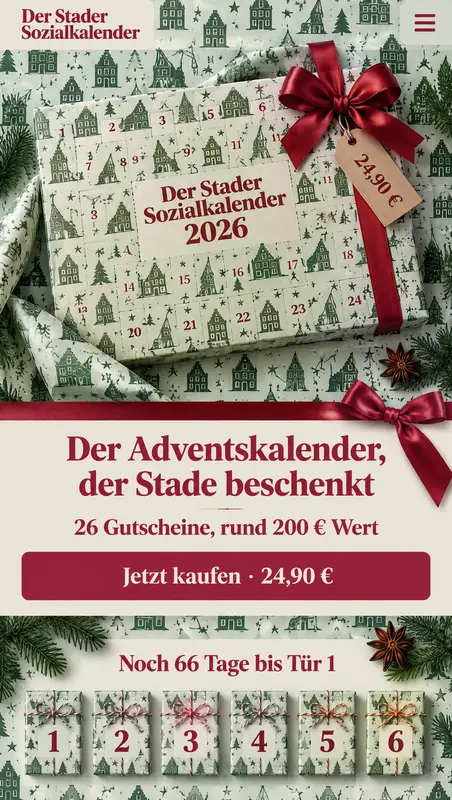 Geschenkpapier auf dem Handy