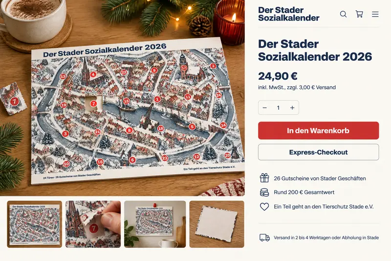 Produktseite mit Detailbildern